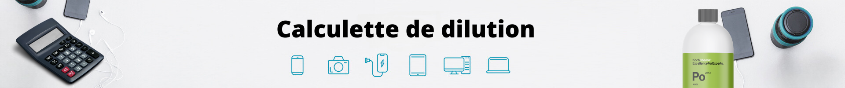 Application pratique du ratio 1:10 avec mesure du produit concentré et de l'eau