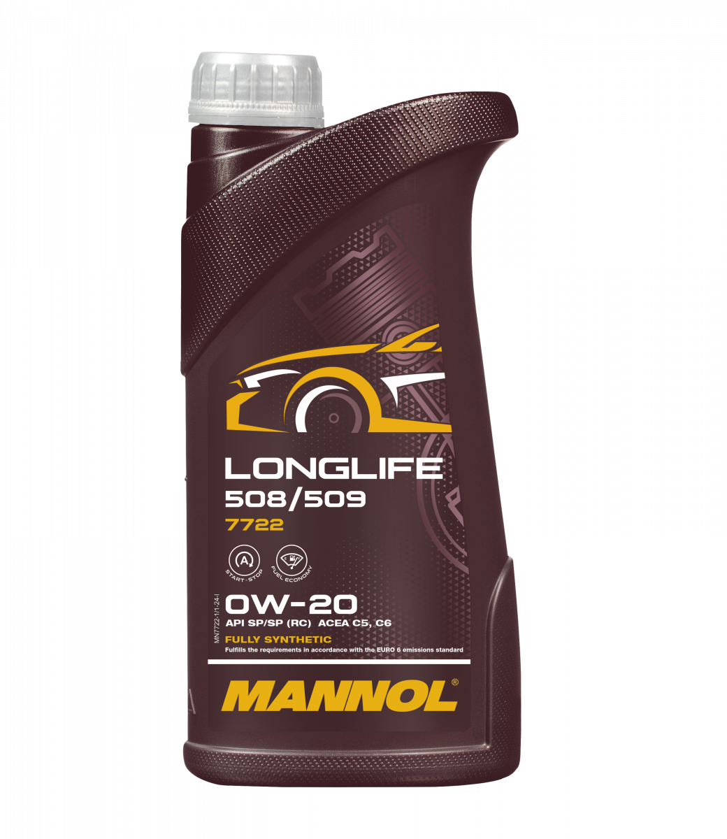 [MN7722-1] Mannol - Huile Moteur 0w20 LongLife 508/509 (1 Litre)
