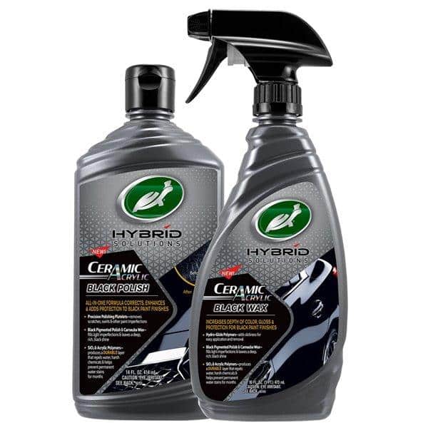 [PACK-TURTLE] Kit Hybrid Solutions Turtle Wax - Ceramic Black Polish & Wax