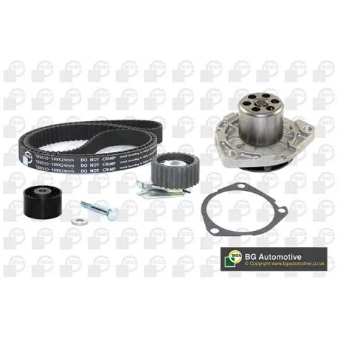 BGA - Pompe à eau + kit de courroie de distribution OPEL/FIAT/ALFA 2.0 TDCI / JTDM, 199 dents