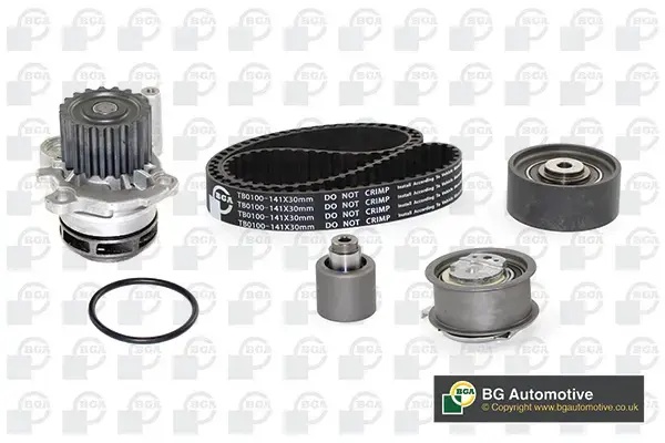 [TB0130CPK] BGA - Pompe à eau + kit de courroie distribution VW 2.0 TDI 140cv