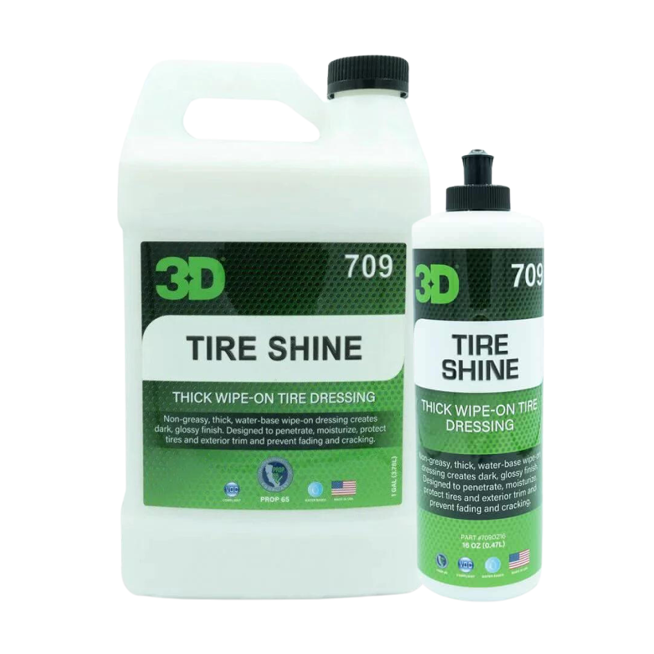 Tire Shine - Finition ajustable 3D Car Care