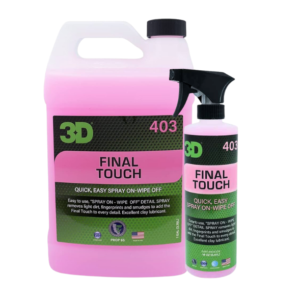 Final Touch Quick Detailer & Clay Lub - 3D Car Care